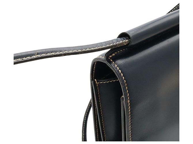 Hermès Borsa a tracolla Pochette Hermes Navy Blue Blu navy - vista 6