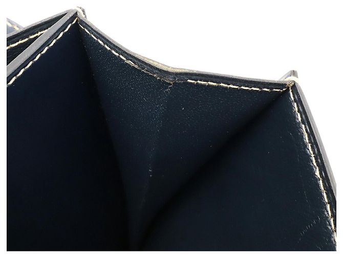 Hermès Borsa a tracolla Pochette Hermes Navy Blue Blu navy - vista 9