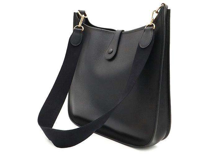 Hermès Borsa a tracolla HERMES Evelyne I GM Nero - vista 3