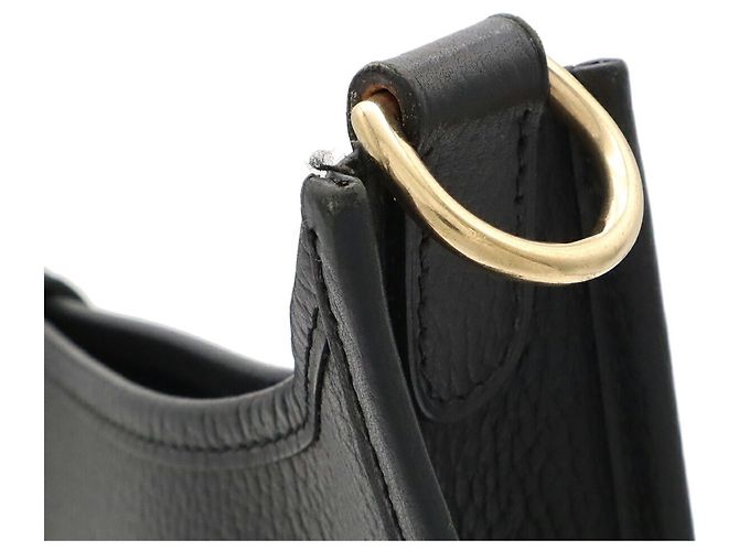 Hermès Borsa a tracolla HERMES Evelyne I GM Nero - vista 6