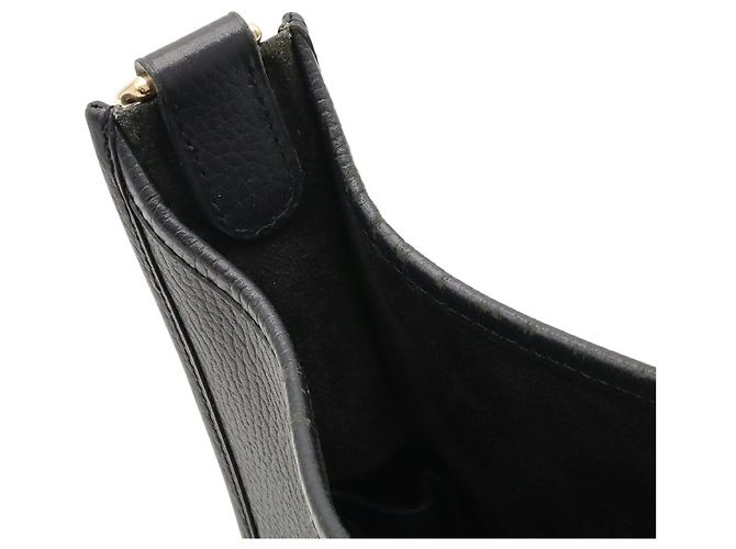 Hermès Borsa a tracolla HERMES Evelyne I GM Nero - vista 8