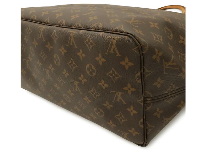 Borsa Tote Louis Vuitton Monogram Neverfull GM Marrone Monogramma - vista 4