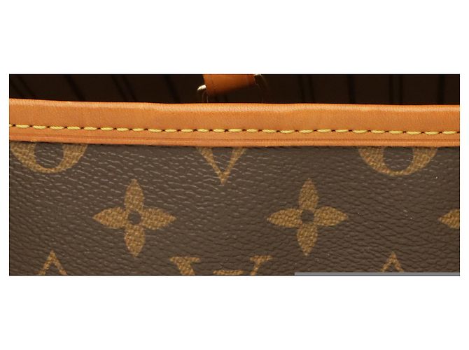 Borsa Tote Louis Vuitton Monogram Neverfull GM Marrone Monogramma - vista 5