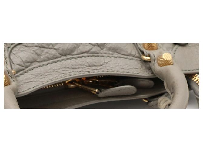 Borsa a tracolla Balenciaga Giant Mini City Marrone - vista 5