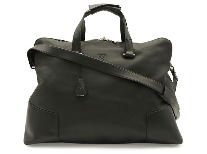 Borsa Boston Anagram LOEWE Nero - vista 2