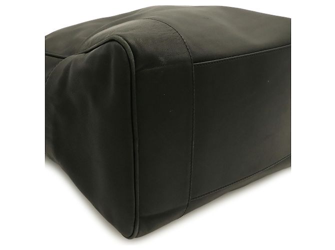 Borsa Boston Loewe in pelle nera Anagram Nero - vista 4
