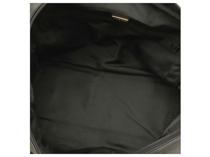 Borsa Boston Loewe in pelle nera Anagram Nero - vista 8