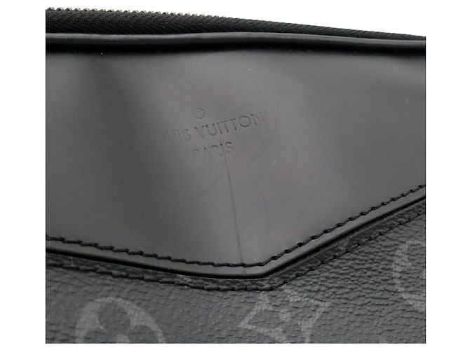 Riñonera Louis Vuitton Monogram Eclipse Castaño Negro Monograma - vista 10