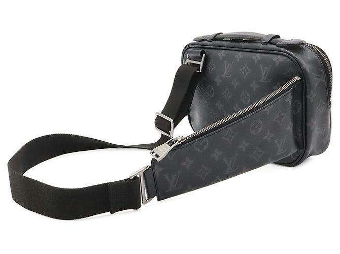 Riñonera Louis Vuitton Monogram Eclipse Castaño Negro Monograma - vista 3