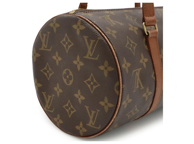 Bolsa Louis Vuitton Monogram Papillon 30 Marrom Monograma - vista 8