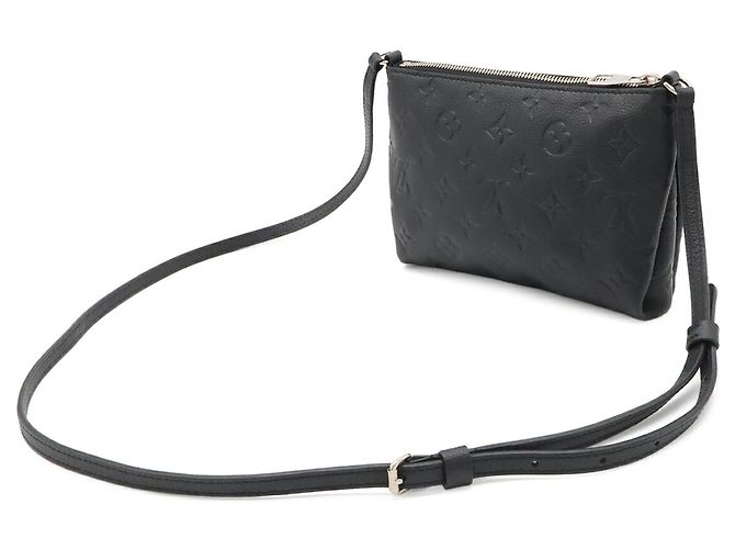 Borsa a tracolla Pochette Louis Vuitton Monogram Empreinte Nero - vista 3