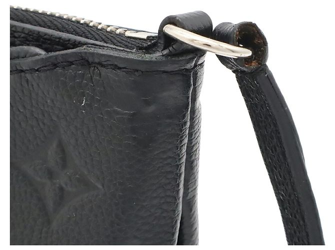 Borsa a tracolla Pochette Louis Vuitton Monogram Empreinte Nero - vista 5