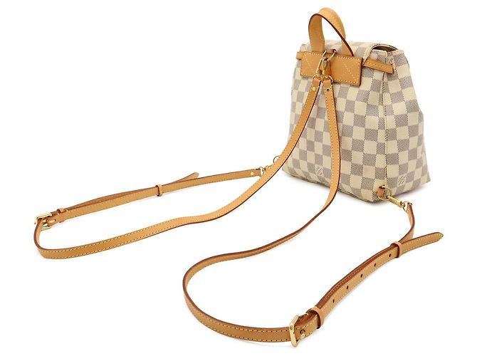 Louis Vuitton Damier Azur Speron BB Rucksack Roh - Ansicht 3