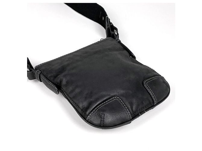 Borsa a tracolla in pelle Anagram Loewe Nero - vista 2