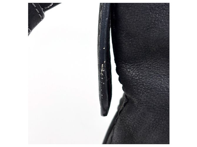 Borsa a tracolla in pelle Anagram Loewe Nero - vista 6