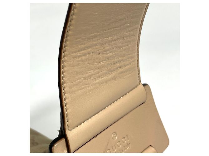 Borsa a tracolla Gucci beige con motivo GG - vista 5