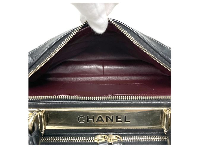 Chanel Handtasche Coco Mark Bowling Bag Schwarz - Ansicht 10