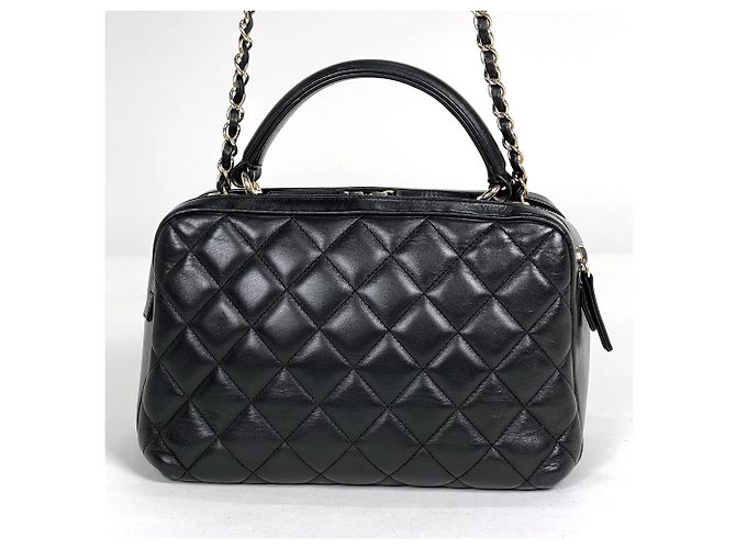 Chanel Handtasche Coco Mark Bowling Bag Schwarz - Ansicht 3