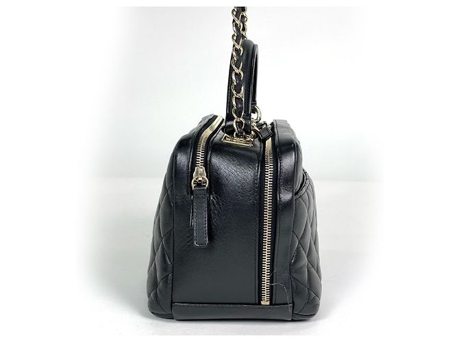 Chanel Handtasche Coco Mark Bowling Bag Schwarz - Ansicht 4