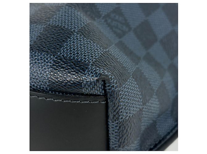 Borsa Cabas Voyage Louis Vuitton Nero Blu navy - vista 3