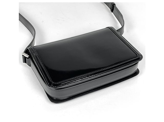 Autre Marque Borsa a tracolla media Solferino Saint Laurent Nero - vista 2