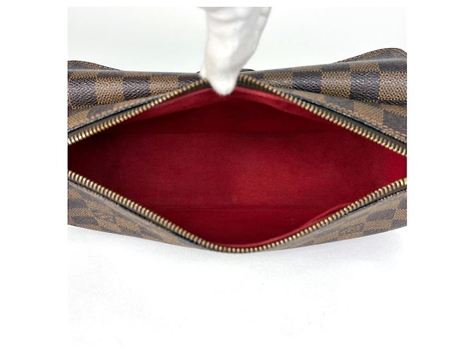Borsa a tracolla Louis Vuitton Ravello GM Marrone Damier ebene - vista 10