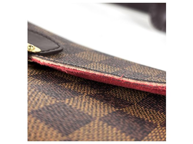 Borsa a tracolla Louis Vuitton Ravello GM Marrone Damier ebene - vista 4