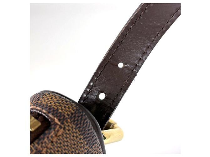 Borsa a tracolla Louis Vuitton Ravello GM Marrone Damier ebene - vista 7