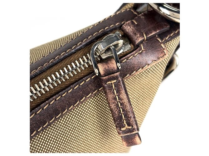 Bolsa de ombro Prada castanha Marrom - vista 5