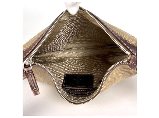 Bolsa de ombro Prada castanha Marrom - vista 9