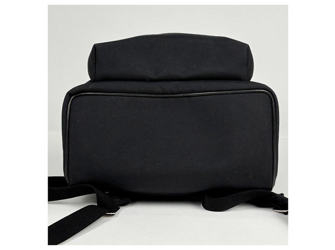 Autre Marque Zaino Saint Laurent in tela e pelle nera Nero - vista 3
