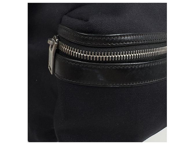 Autre Marque Zaino Saint Laurent in tela e pelle nera Nero - vista 6