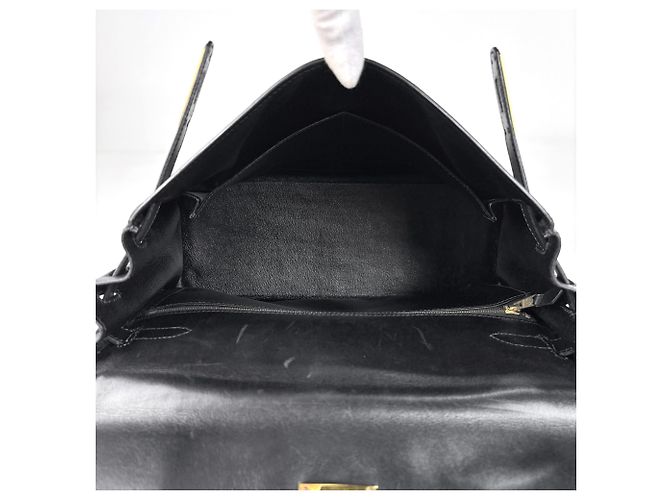 Hermès Borsa Hermes Kelly 32 Nero - vista 12