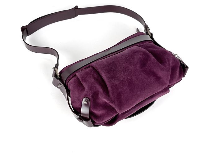Gancini Borsa a tracolla Salvatore Ferragamo Porpora - vista 2
