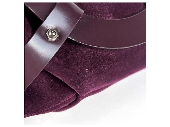 Gancini Borsa a tracolla Salvatore Ferragamo Porpora - vista 4