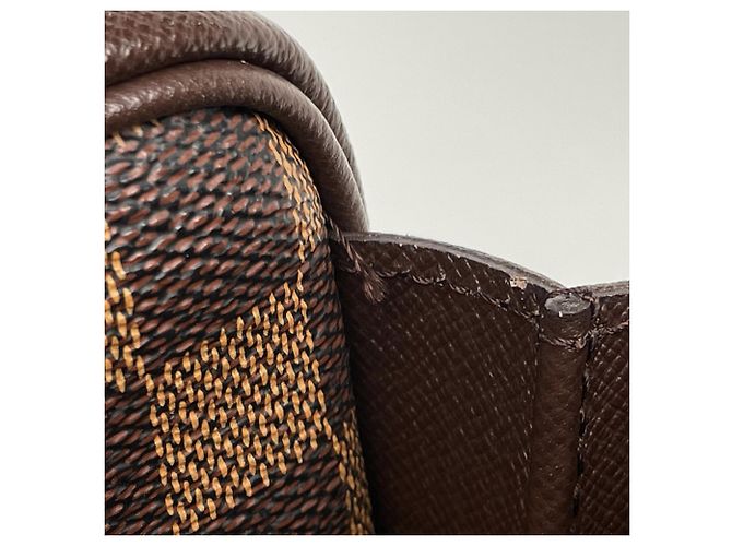Louis Vuitton Triana Handtasche Braun Damier ebene - Ansicht 4