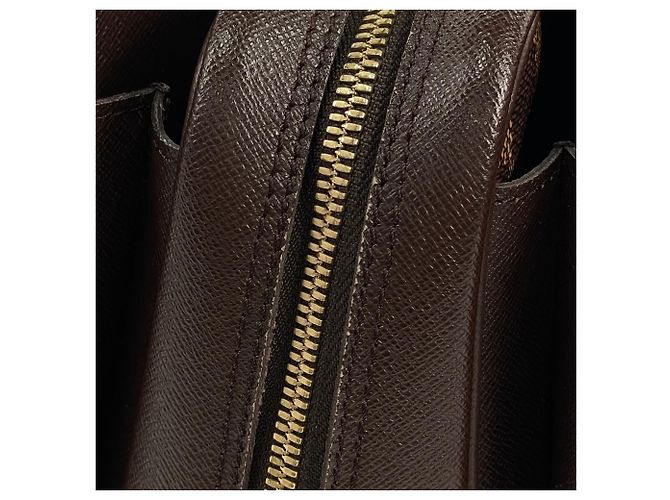 Louis Vuitton Triana Handtasche Braun Damier ebene - Ansicht 5