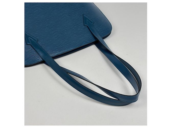 Borsa Tote Louis Vuitton Lussac in Toledo Blue - vista 7