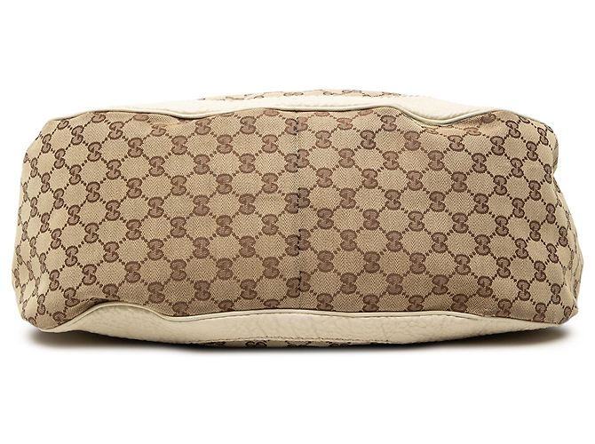 Gucci Charlotte Tote aus beigem GG Canvas - Ansicht 3