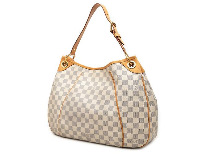 Louis Vuitton White Damier Azur Galliera PM Bianco - vista 2