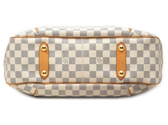 Louis Vuitton White Damier Azur Galliera PM Bianco - vista 3