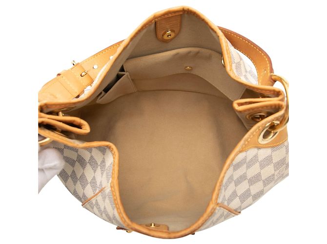 Louis Vuitton White Damier Azur Galliera PM Bianco - vista 4