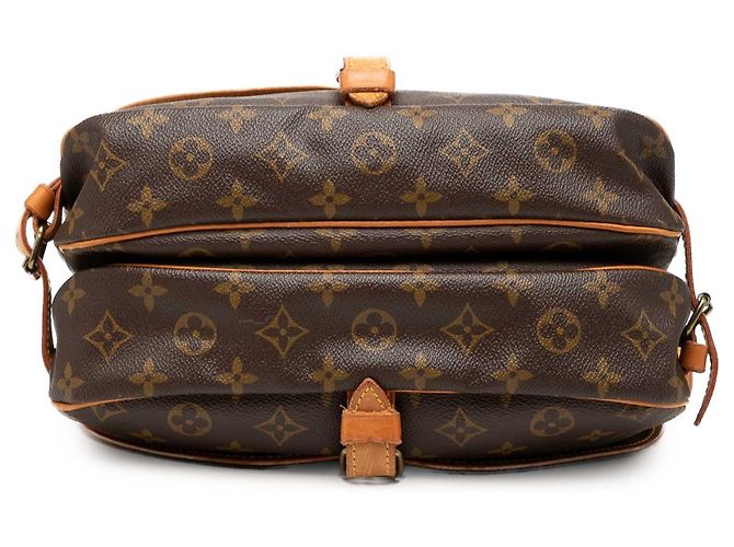 Louis Vuitton Brown Monogram Saumur 30 Marrone - vista 3
