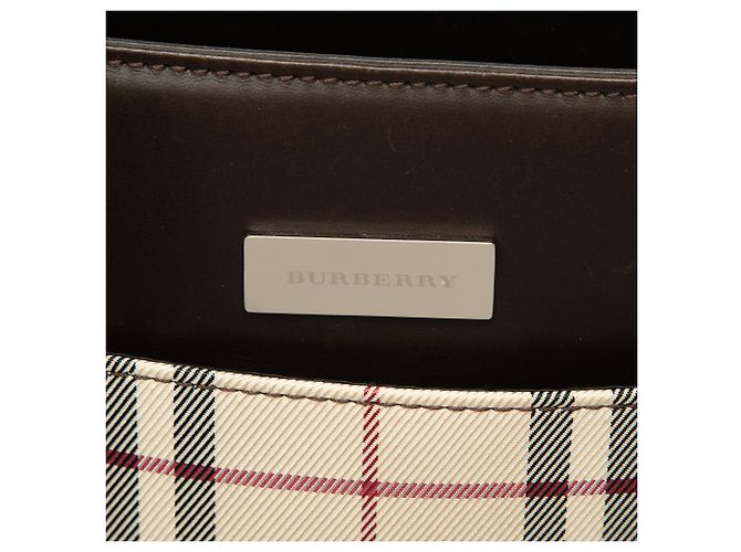 Burberry Beige House Check Canvas Tote - Ansicht 5