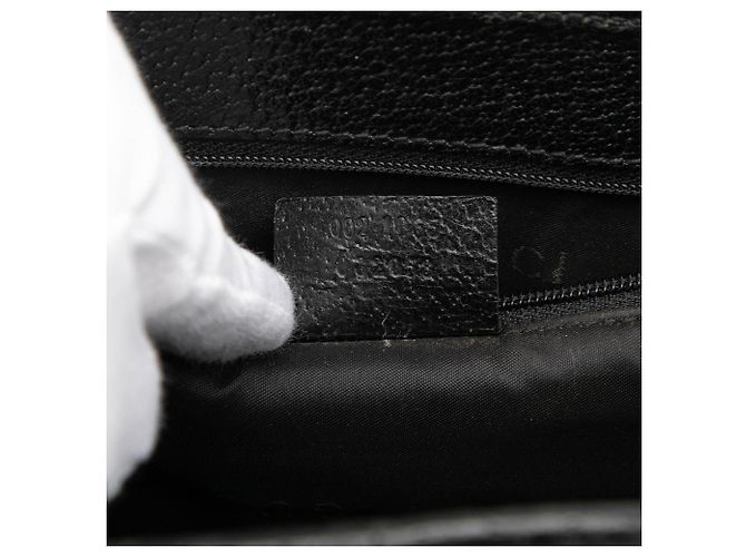 Borsa Gucci Jackie in pelle di vitello nera Nero - vista 6