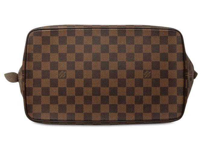 Louis Vuitton Brown Damier Ebene Saleya MM Marrone - vista 3