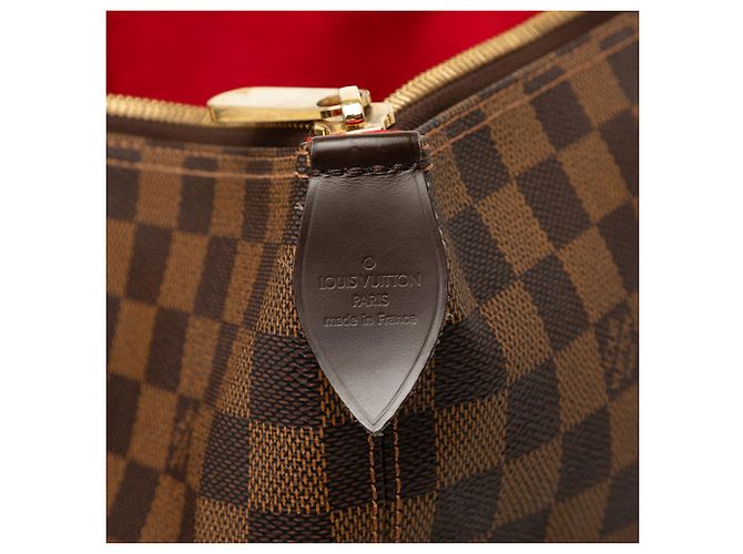 Louis Vuitton Brown Damier Ebene Saleya MM Marrone - vista 5