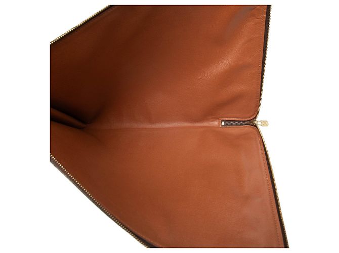 Louis Vuitton Brown Monogram Poche Documents Portfolio Braun - Ansicht 4
