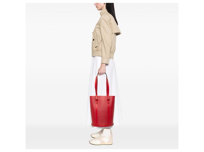 Louis Vuitton Red Epi Bucket GM Rosso - vista 6