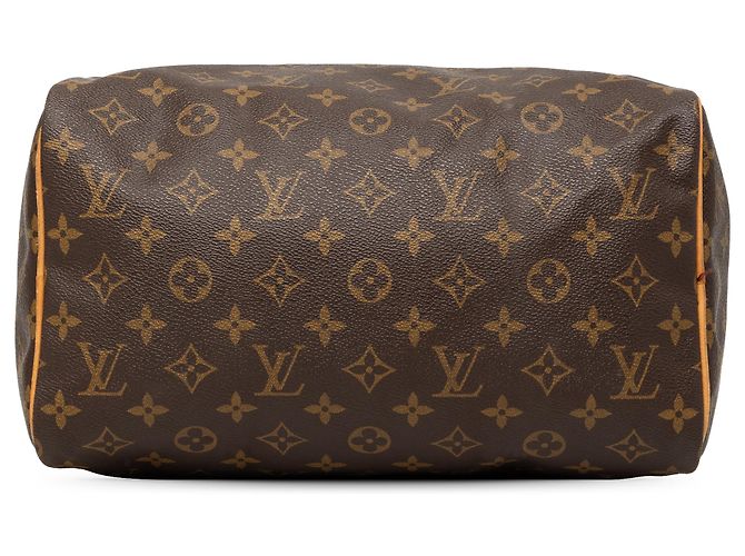 Louis Vuitton Brown Monogram Speedy 30 Marrone - vista 3